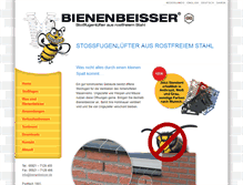 Tablet Screenshot of bienenbeisser.de